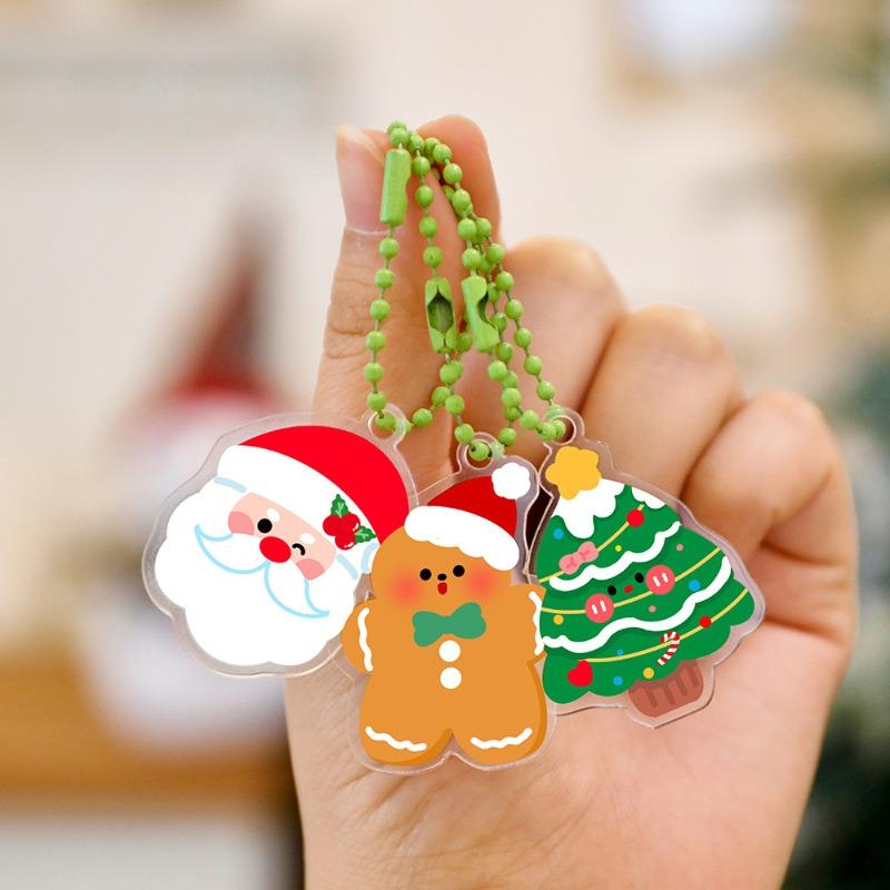 Cute Christmas Keychains, Student Santa Claus, Christmas Snowman Decorative Pendants, Christmas Small Gifts