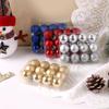 3cm Boxed Christmas Tree Ornaments: Colorful Plastic Balls for Holiday Decoration