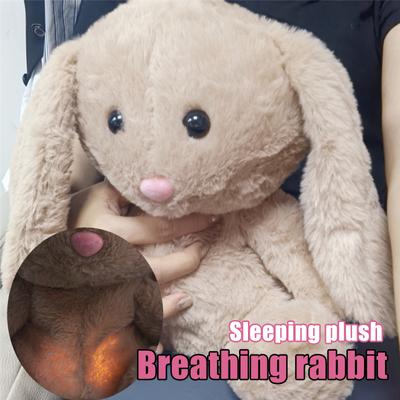 Atmender Hase Spielzeug Baby Beruhigender Koala Plüschpuppe Baby Kinder Beruhigende Musik Babyschlafbegleiter Ton- und Lichtpuppe Spielzeug