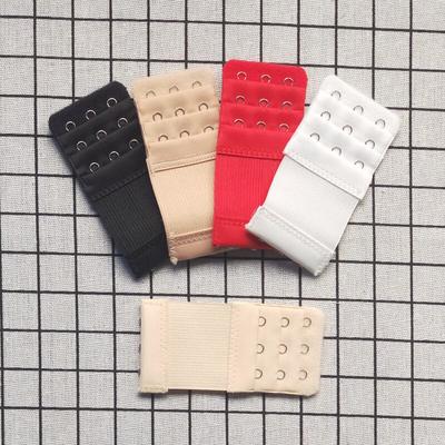 1PC Women's Bra Strap Extender 3 Row 3 Hook Bra Extension Elastic Adjustable Clasp Bar Strap