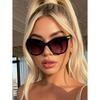 1/2/3 PCS Fashion Cat Eye Plastic Frame Women Sunglasses For Men Daily Life Shades Eyewear Accessories.