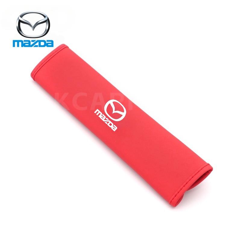 For Mazda 3 5 6 Axela Atenza CX30 CX5 CX8 CX9 MX5 RX7 Car Safety Belt Cover Suede Seat Belt Shoulder Protector Shoulder Pad