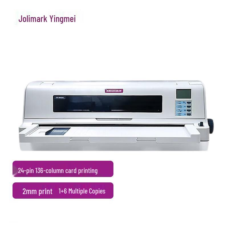 

Jolimark FP-8600K 24-Pin Wide Carriage Dot Matrix Printer CN plug (adapter included)