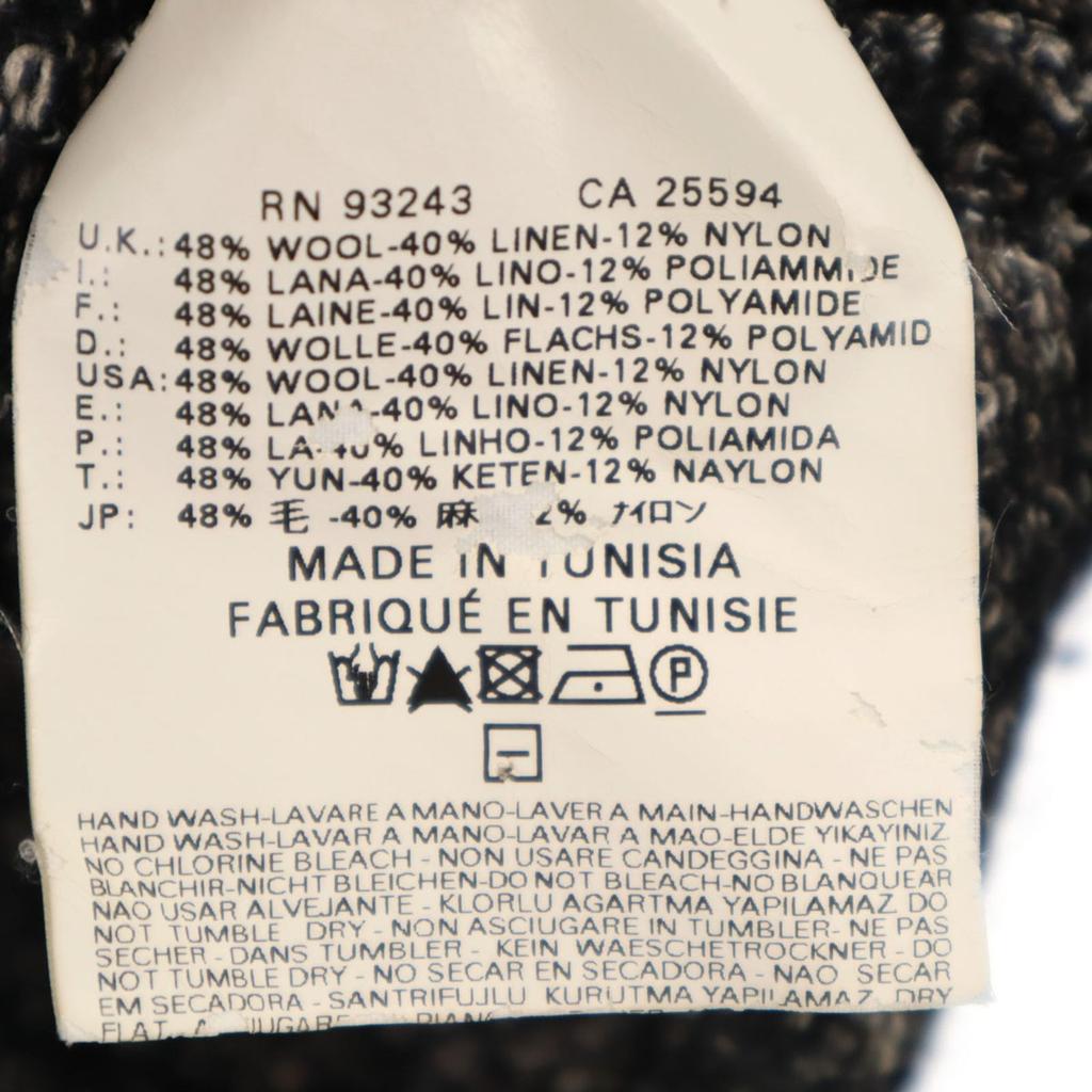 DIESEL Knit jacket M black Men's Used