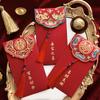 3Pcs/set Traditional Chinese Wedding Red Envelope with Tassel Lucky Money Packets Blessing Red Packet