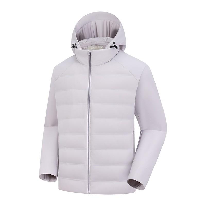 2026 Winter Down Hoodie Men Women Couple Windproof Waterproof Casual Outdoor