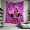 Bret Hart cool Wall Tapestry Aesthetic Wall Hanging Printed Fabric Blanket Decorative Tapestries for Bedroom Living Room Home Decor