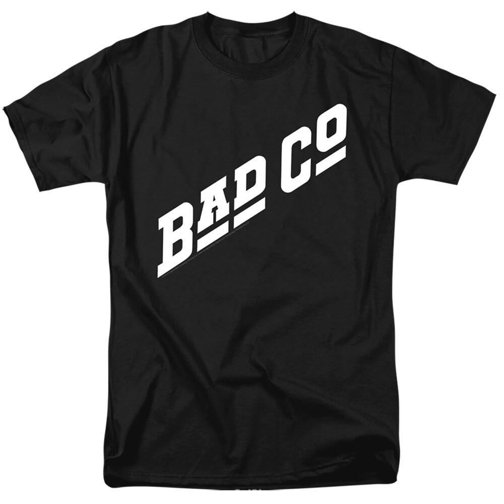 

26 Bad Company Логотип Футболка Официально Лицензированная Мерч Рок-Группы Футболка НОВАЯ Черная Унисекс Футболка XL