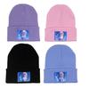 Frozen Elsa Kids Knitted Hat With Airy Acrylic Material For Autumn Winter Warmth