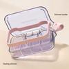 Pill Box Easy to Carry Pills Organizer with Handles And Leak-Proof Compartments Holder for Travel Gym Work