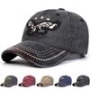 1pc Eagle Pentagram Embroidery Wash Baseball Caps for Men,Spring and Summer Outdoor Adjustable Casual Driver Hats Sunscreen Hat