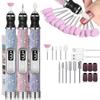 Multiple Gears Electric Nail Drill Low Noise Nails Sander File Set Electric Nail Grinder  Nail Art
