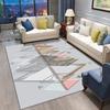Modern Minimalist Geometric Triangle Area Rug Living Room Bedroom Office Non-Slip Floor Mat Washable