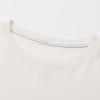 Converse T Shirts Unisex White Crew Neck Moderate Straight Fit 10026898-A01