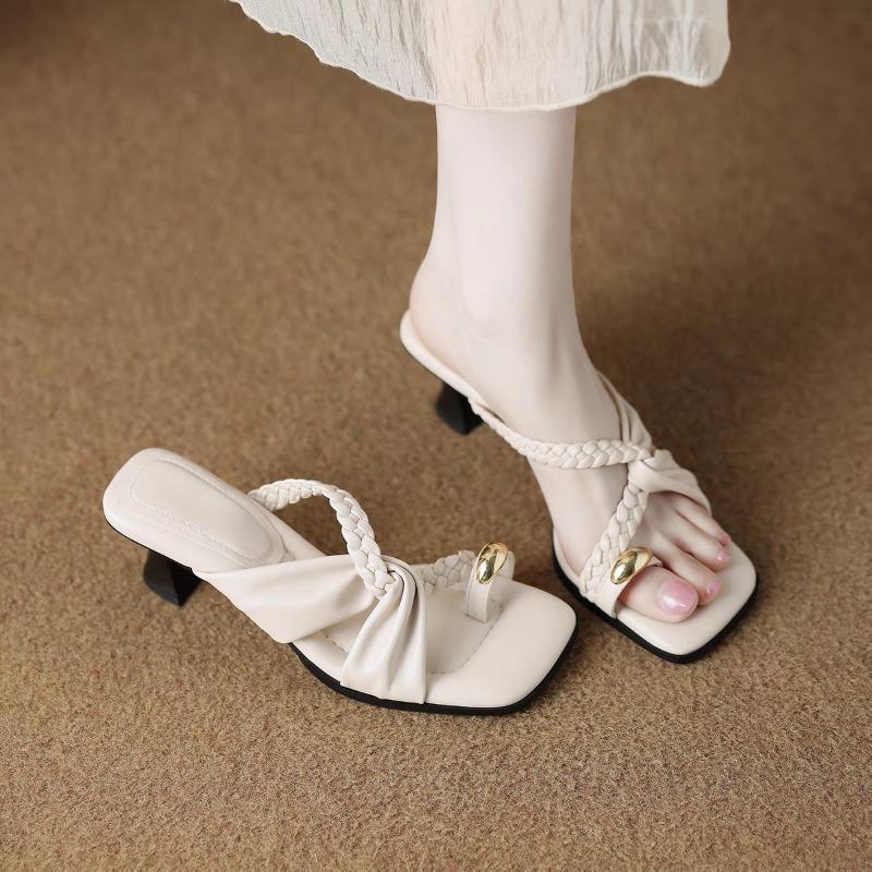 

Fashion With Skirts and Semi-drag Women s Models, Wear 2025 Summer New Fashionable Foreign-style Sandals 40