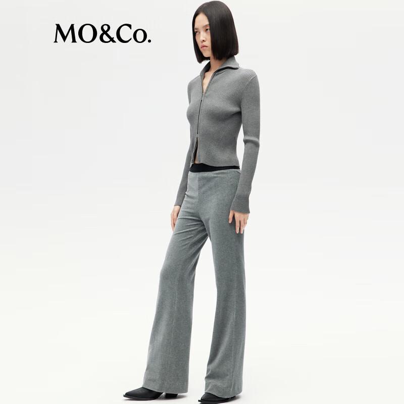 MO&Co. Women's High-Waist Flare Trousers