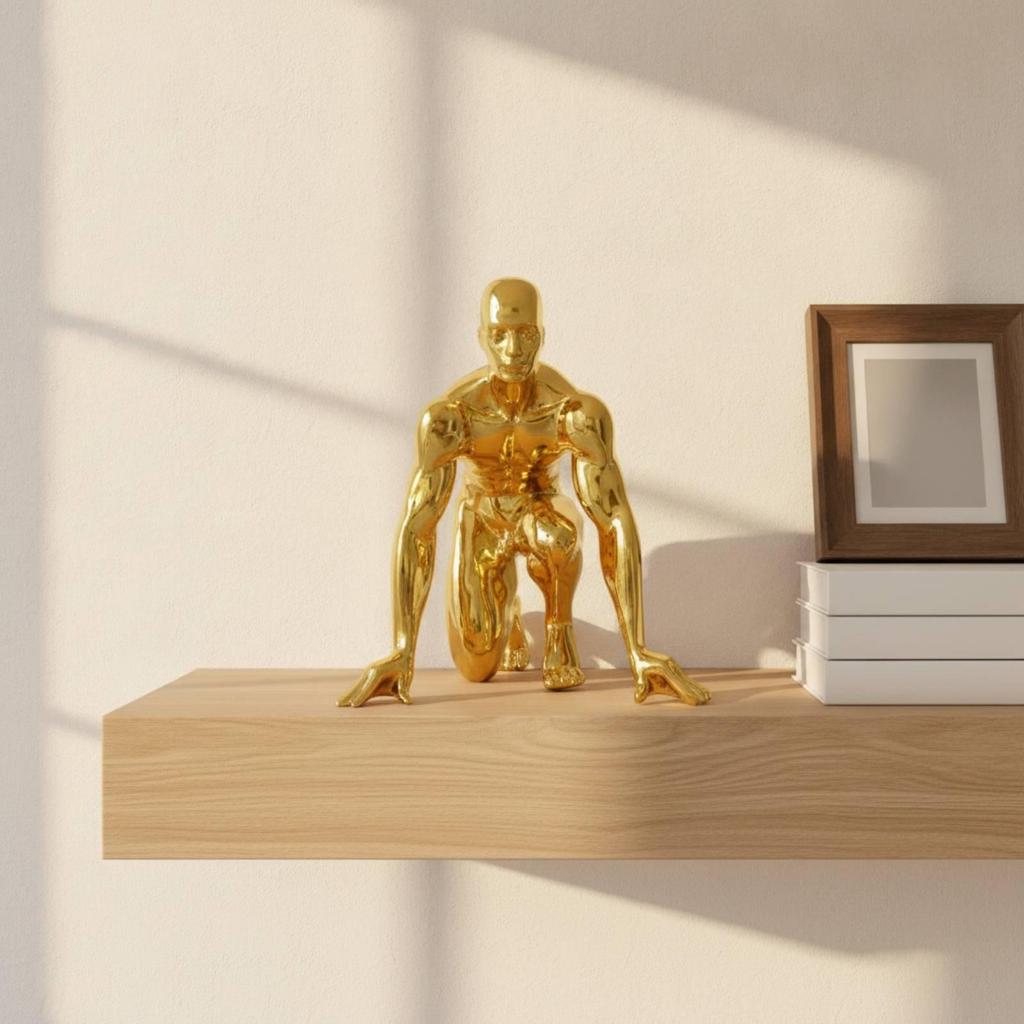 Desktop Ornament for Decorative Gift, Shelf Display, Modern Art Collectors