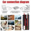 DC12v 24v To AC 220v Modified Sine Wave Inverter Power Transformer Power Converter Solar Inverter W LED Display 3000/4000/5000W