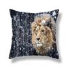 45X45CM Wild Animal Lion Tiger Cushion Cover Living Room Sofa Office Seat Car Waist Cushion Cushion Cover Home Decoration