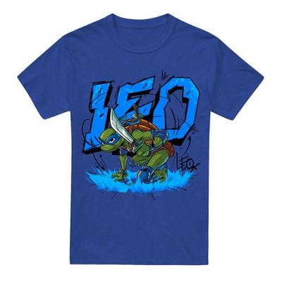 Tales of the Teenage Mutant Ninja Turtles Unisex Adult Groundbreaking Leonardo T-Shirt