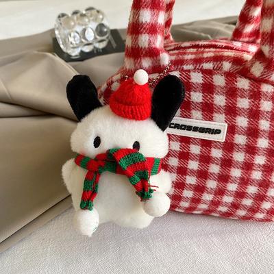New Niche Autumn and Winter Bags Women's Sweet and Cool Messenger Bags, Portable Shoulder Bags, Cute Christmas Plush Women's Bags