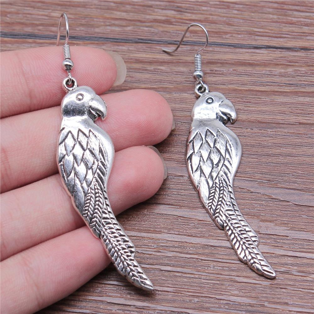 53 Styles Bird Earrings For Women Vintage Owl Dove Peacock Phoenix Swallow Feather Hummingbird Flamingo Parrot Earrings