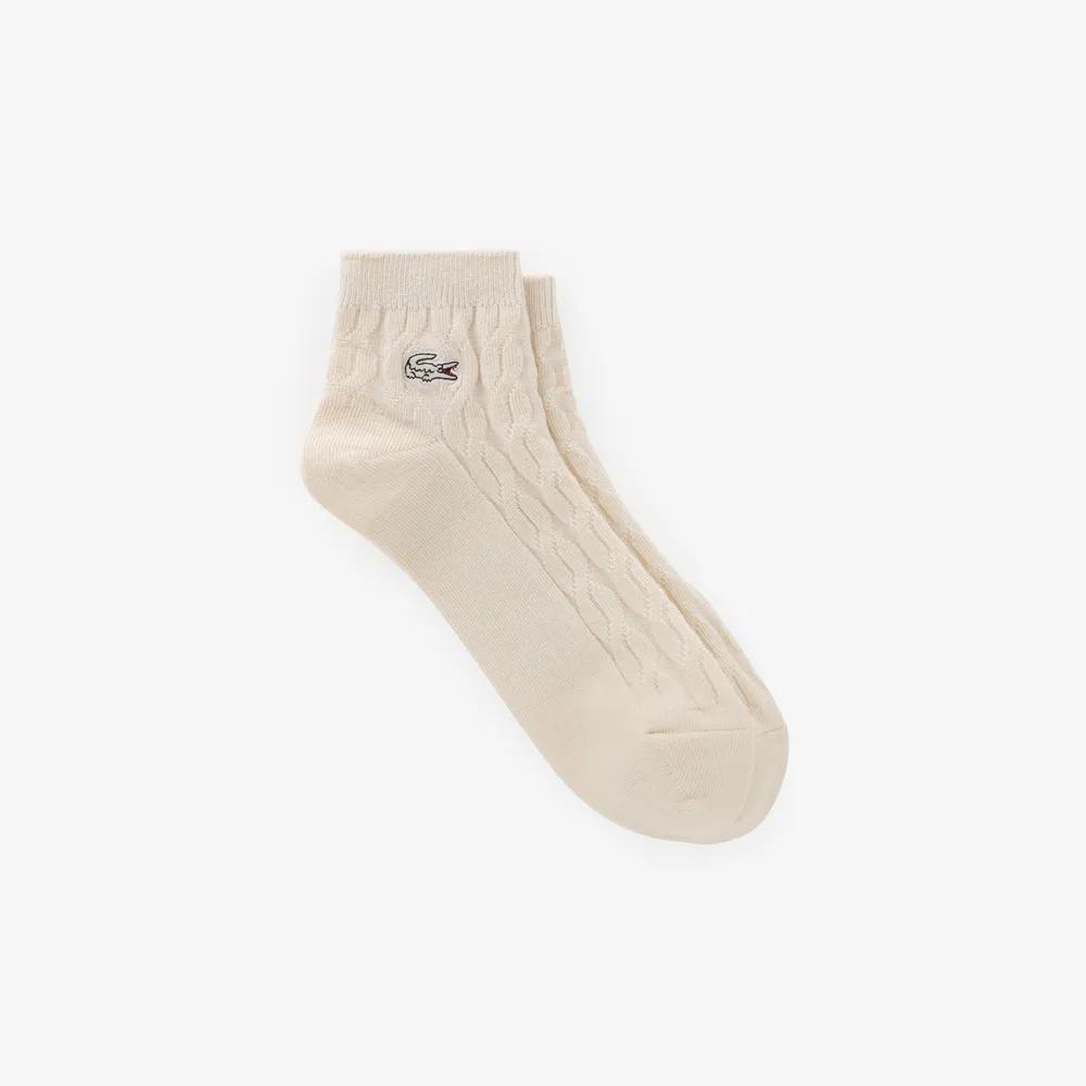 Women's Cable Ankle Socks RA034E-56G-CCA