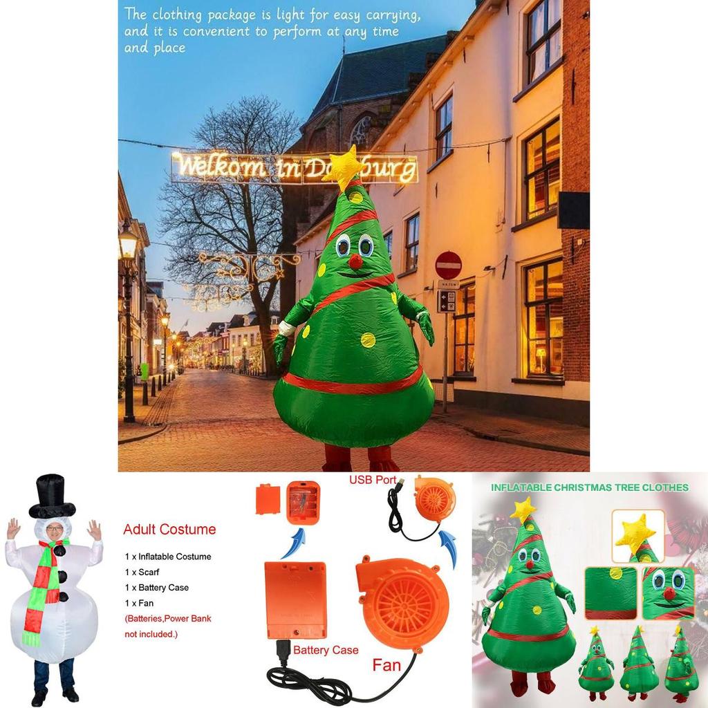 Hilarious Unisex Christmas Adult Inflatable Fancy Dress Costume For Parties And Events