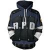 Evil Hoodies Resident Leon Scott Kennedy 3d Printed Pullover Cosplay Jacket Coat