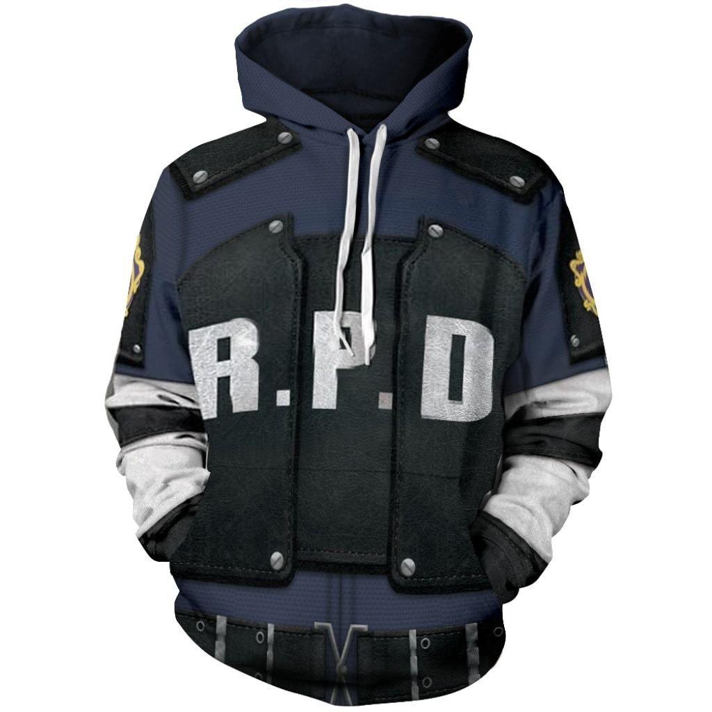 Evil Hoodies Resident Leon Scott Kennedy 3d Printed Pullover Cosplay Jacket Coat