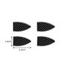 4pcs Carbon Fiber Car Door Handle Bowl Cover Decorator For For Toyota RAV4 06-12