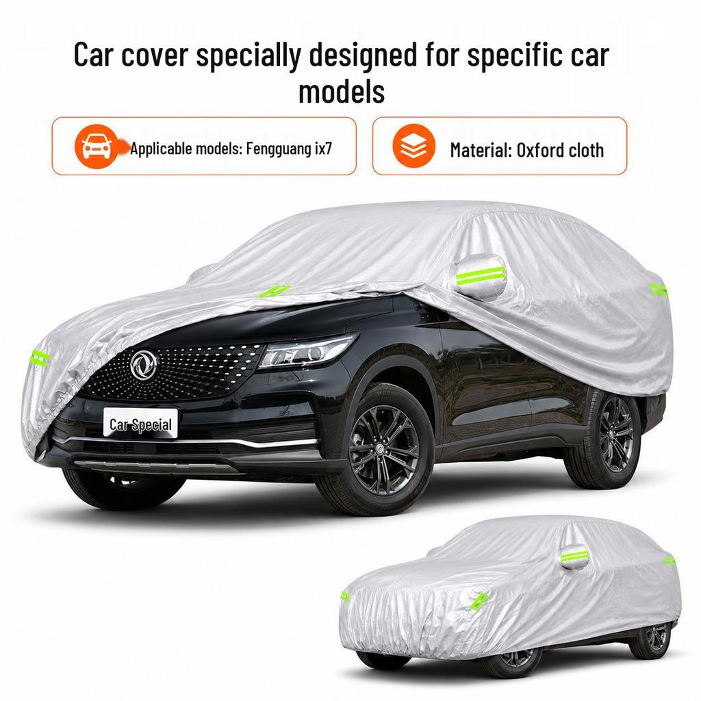 Fengguang ix7 Car Cover: Sun Protection, Waterproof, Heat Insulation, All-Season, Oxford Cloth