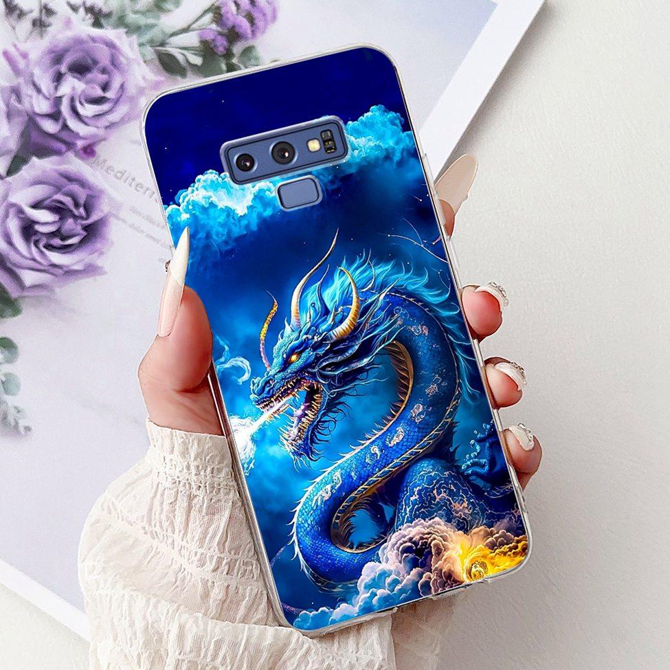 Clear For Samsung Note9 Case Cute Cat Fashion Luxury Painted Soft Cover Phone For Samsung Galaxy Note 9 Case SM-N9600 SM-N960F