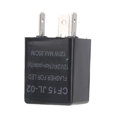 LED Flasher Non Polarity 12V 24V Universal ABS Normally Open Flash Relay CF15 JL02