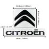 Metalowe Emblematy Odznaki Przód Tył Samochodu Odznaka Kierownicy dla Citroën C1 C2 C3 C4 C5 Elysee Picasso Zamienne Logo Akcesoria