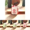 Delightful Cozy Plush Mahjong Keychain Doll Cartoon Style Soft Toy For Bag Accessories