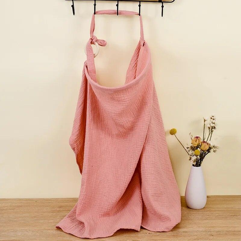 Copertura traspirante per allattamento per bambini Copertura per allattamento al seno in cotone Coperta per l'allattamento del bambino Grembiule per la privacy Coperta per passeggino