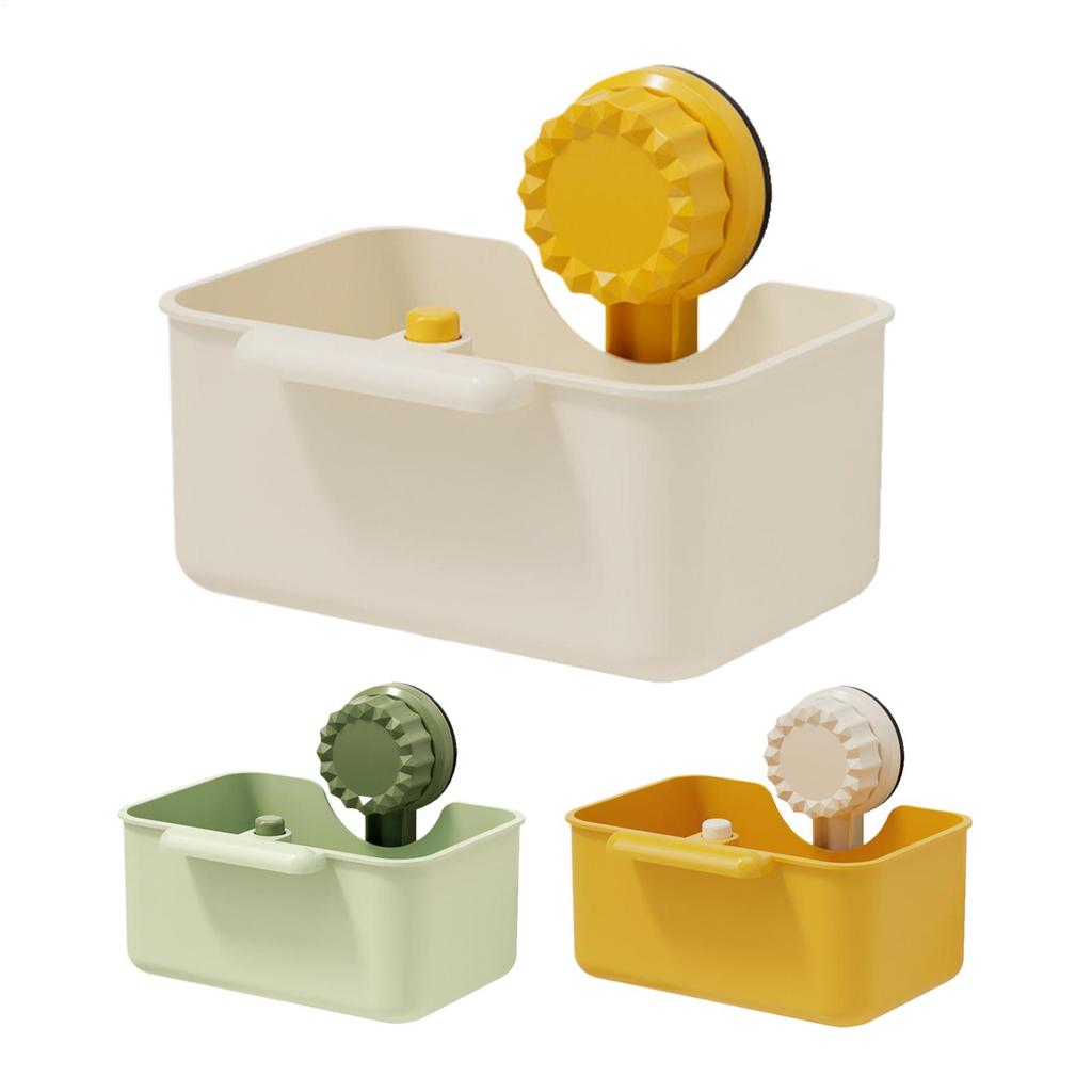 Panier Crépine d'Évier Bassin de Lavage d'Évier Filtre Anti-Fuite Bassin Ventouse Support Type Pression en un Clic Évacuation Grille Rangement