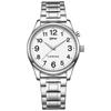 Large Dial LED Quartz Waterproof Business Watch for Elderly Men - Luminous and Stylish Timepiece