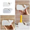 Flexible Silicone Candlestick Mold for Home Decoration and Crafts 3D Whale Shaped Tealight Holder Desk Ornament Mould