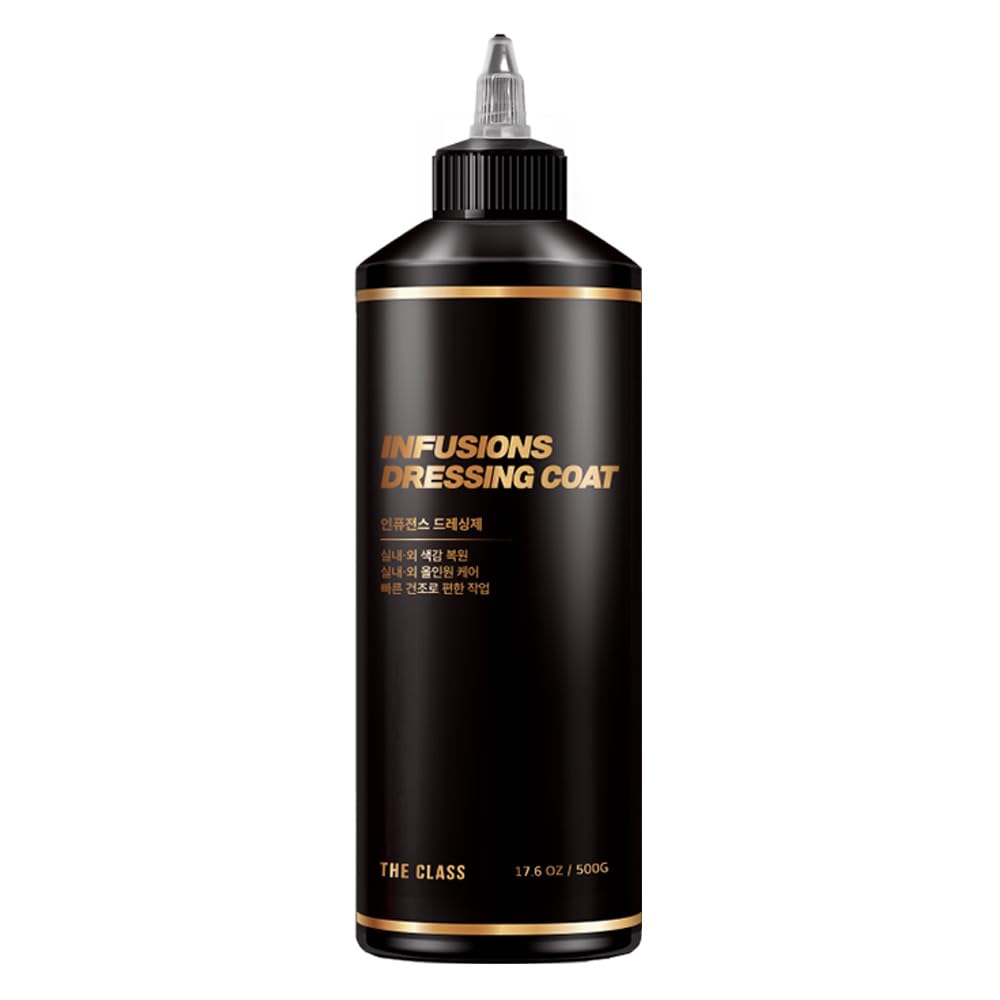 THE CLASS Infusions Dressing Care for Interior and Exterior Revitalizes Color and Easy Application with High Water and Easy Car Car Wash Car THE CLASS