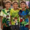 Children Short Sleeve T-Shirt Ben 10 Alien Hero Print Boys Casual Anime Game Top