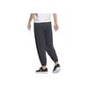 Adidas Loose Fit Solid Color Casual Pants Women Bottoms Dark-Heather-Gray JJ1338