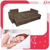 Bella Corner Sofa Bed with Sleeping Function, Corner Sofa, Family Furniture, Brown Velvet