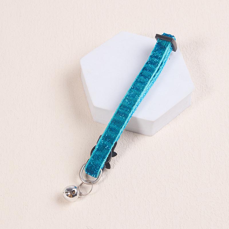 1PC Reflective Breakaway Cat Collar Safety Elastic Adjustable Neck Strap With Bell For Kitten Puppy Pet Leash Accessories