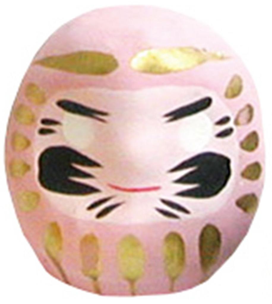 Yamako Feng Shui Daruma 85044 Doll, Pink,