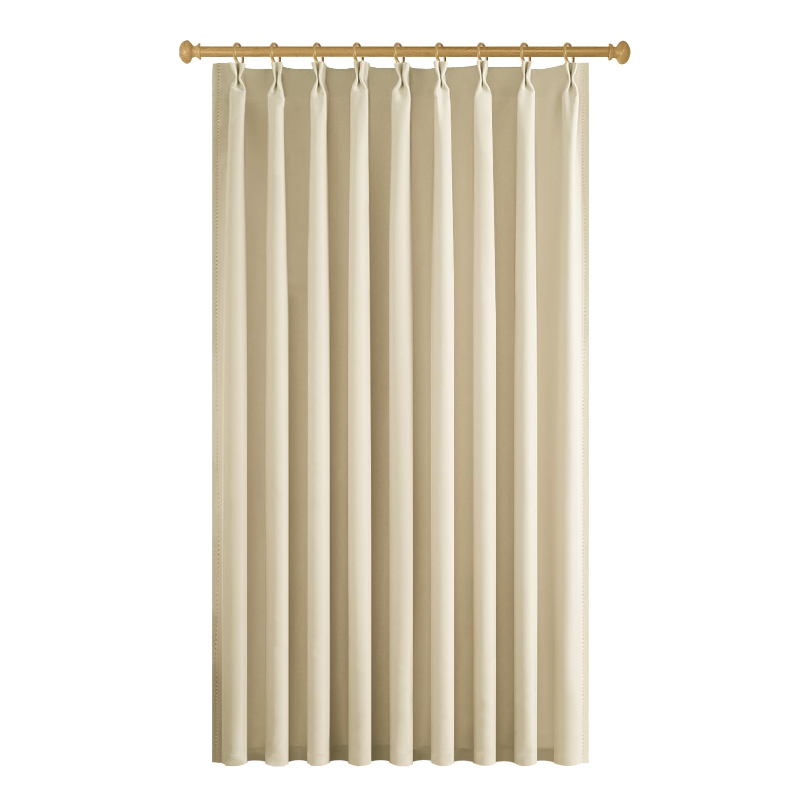 

Topfinel Блэкаут Комнатные Теплоизолированные Занавески для Прихожей Одностворчатые 150 см Шириной х 178 см Конфиденциальность Дверные Занавески для Гостиной, Разделители, Занавески, Разделители, бежевый