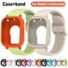 2in1 Case + Strap For Redmi Watch5 Active Soft Silicone Sport Band TPU Protector Cover Replacement For Redmi Watch 5 Lite