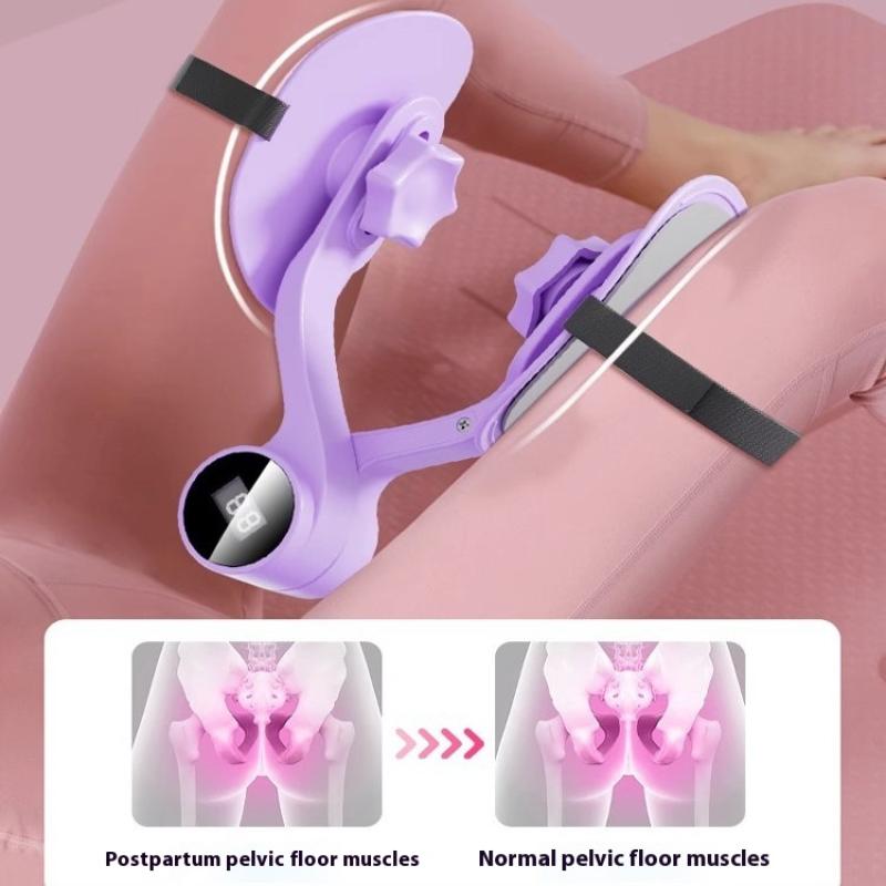 Pelvic Floor Muscle Trainer With Counter Thigh Master Adjustable Leg Exercises Device For Postpartum Recovery Leg Butt Training