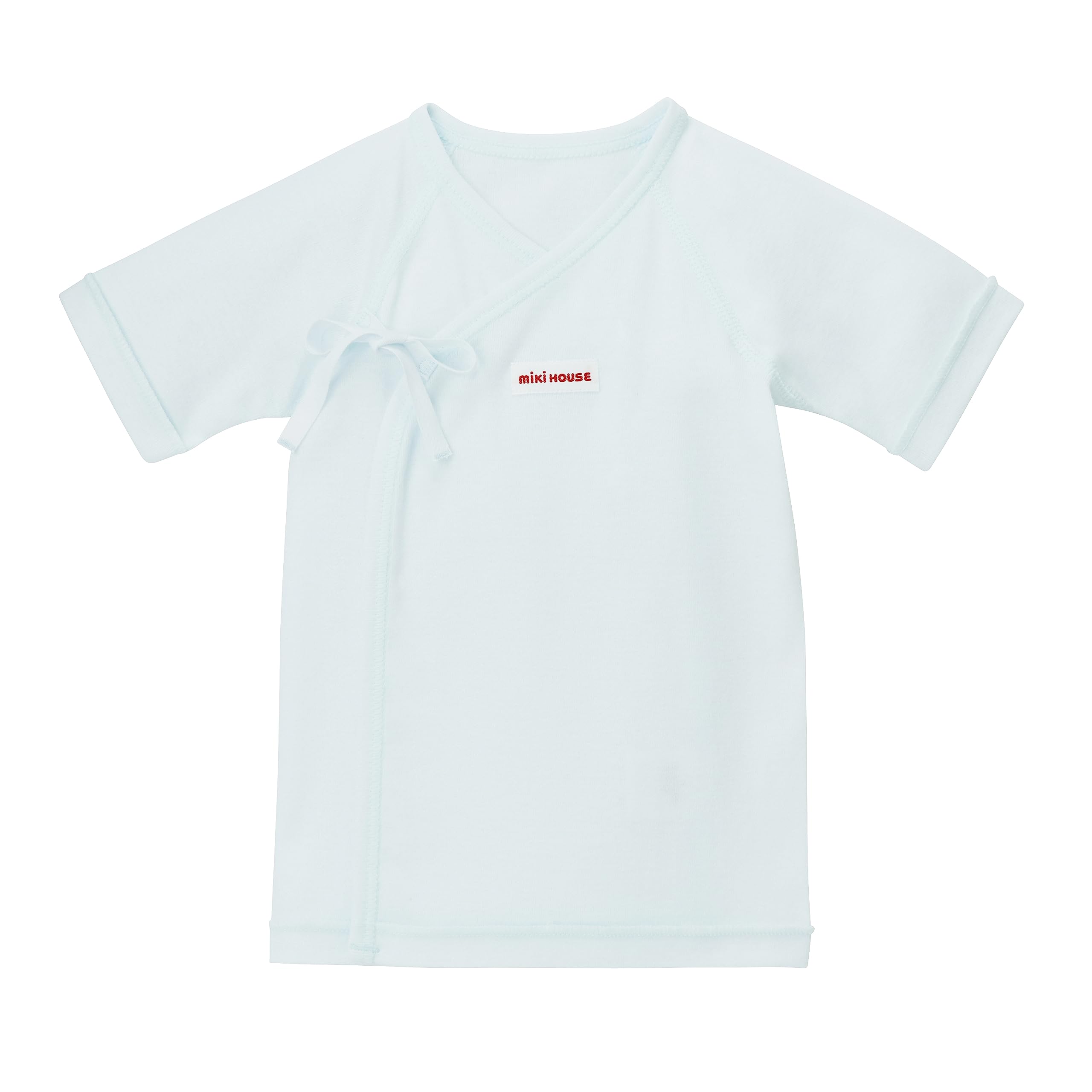 

Miki House Детский короткий однотонный сделано для мальчиков и майка, цвет, логотип, 100% хлопок, Япония, для девочек, новорожденный, 60 см, синий, 40-2103-383 синий